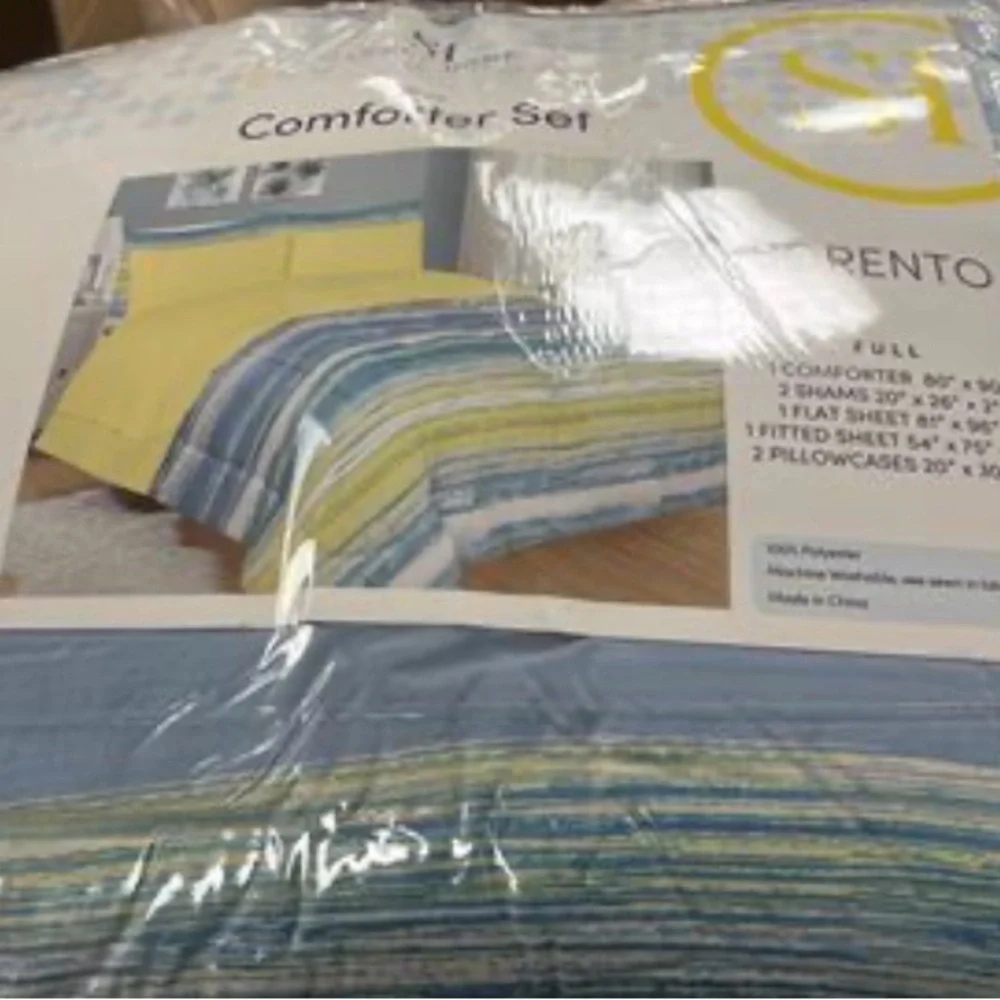 Sweet Home Collection 7 Piece Printed Bed In A Bag Comforter & Sheet Sets